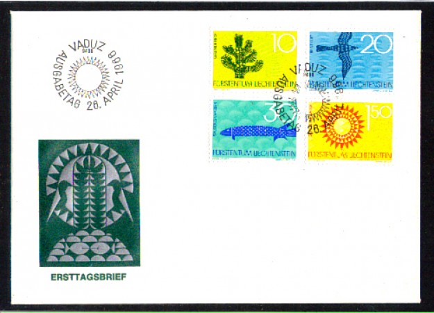 1966 - LBF/4114 - LIECHTENSTEIN - PROTEZIONE NATURA - BUSTA FDC