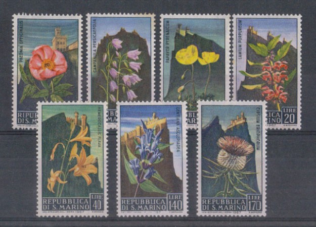 1967 - LOTTO/7906 - SAN MARINO - FIORI