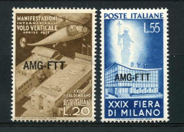 1951 - LOTTO/17968 - TRIESTE A - FIERA DI MILANO 2v. - NUOVI