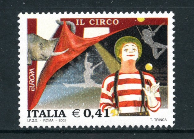 2002 - REPUBBLICA - EUROPA IL CIRCO - NUOVO - LOTTO/26601
