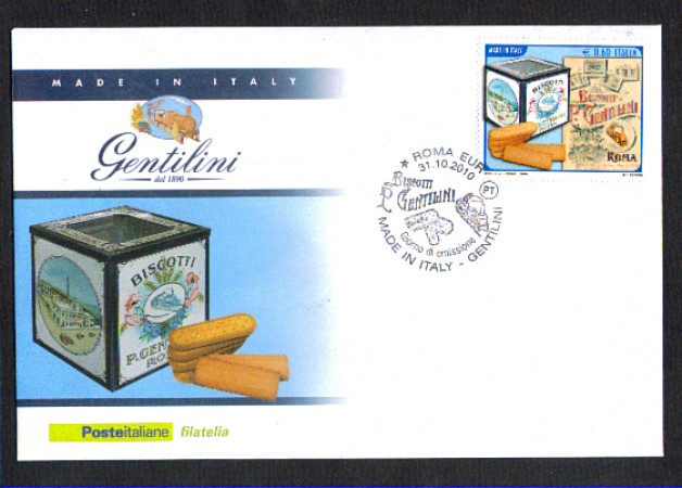 2010 - LOTTO/10765Z - MADE IN ITALY GENTILINI - BUSTA FDC