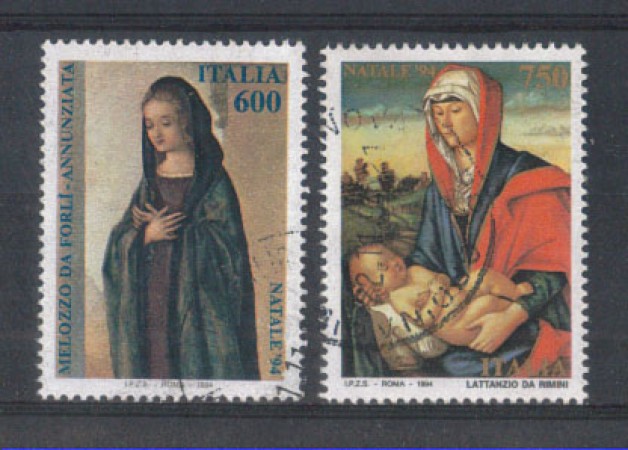 1994 - LOTTO/7054U - REPUBBLICA - NATALE - USATO