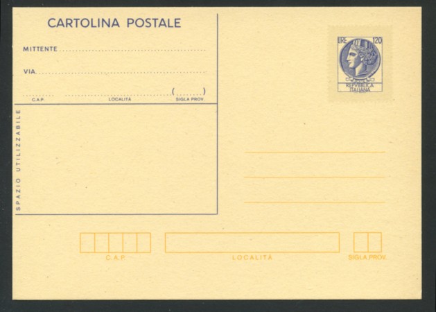 1977 - LOTTO/17031 - REPUBBLICA - 120 LIRE SIRACUSANA  - NUOVA