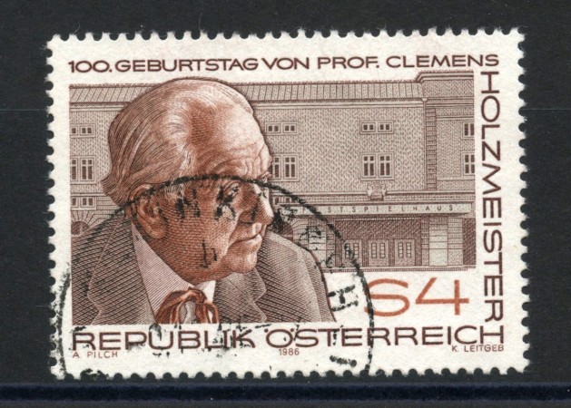 1986 - AUSTRIA - LOTTO/39515 - C. HOLZMEISTER - USATO