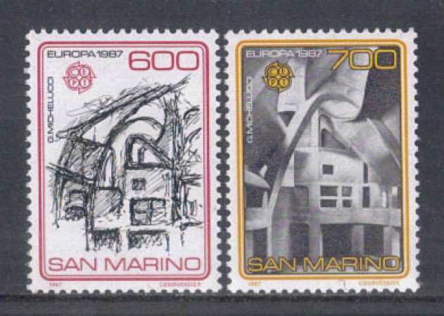 1987 - LOTTO/8073 - SAN MARINO - EUROPA 2v. - NUOVI