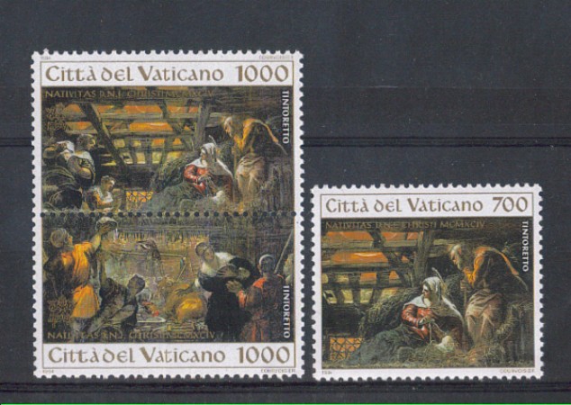 1994 - LOTTO/5774 - VATICANO - NATALE 3v.