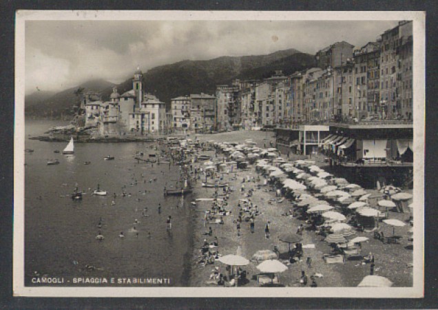 CAMOGLI - LOTTO/1493 - SPIAGGIA E STABILIMENTI 1944