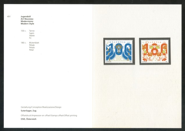 2006 - LOTTO/37468F - SVIZZERA - CHAUX DE FONDS 2v. - NUOVI - FOLDER