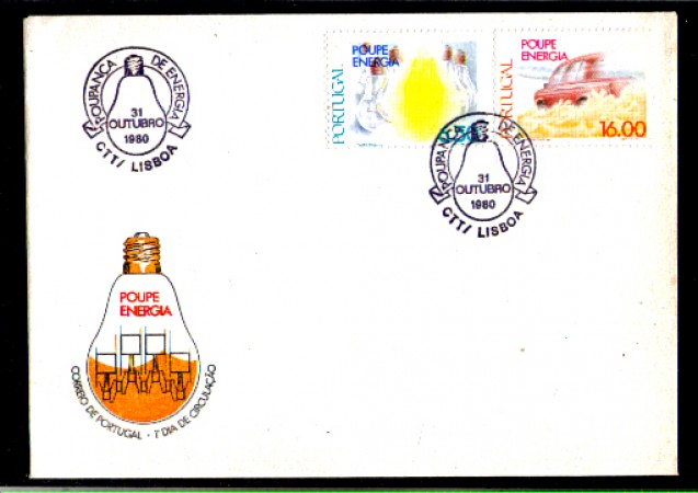 1980 - LBF/3605 - PORTOGALLO - RISPARMIO ENERGETICO