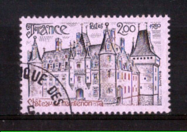 1980 - LOTTO/FRA2082U - FRANCIA - CASTELLO DI MAINTENON - USATO