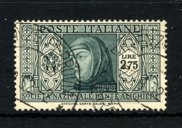 1932 - REGNO - LOTTO/43382 - 2,75 LIRE PRO SOCIETA' DANTE ALIGHIERI - USATO