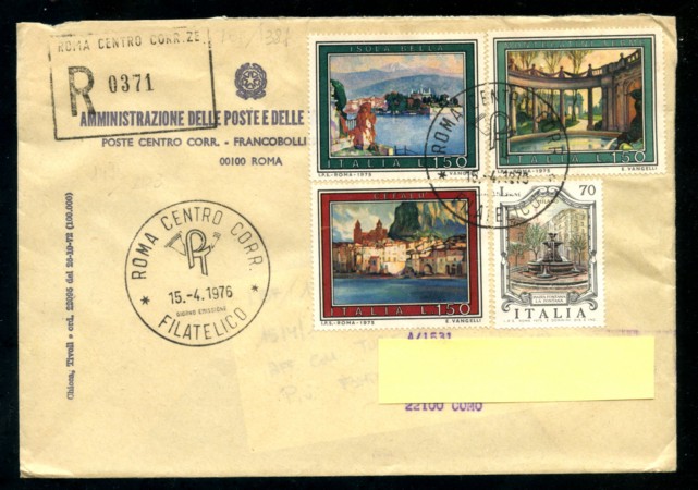1976 - LOTTO/17936 - REPUBBLICA -  SERIE TURISTICA  ANNULLO FDC ERRATO