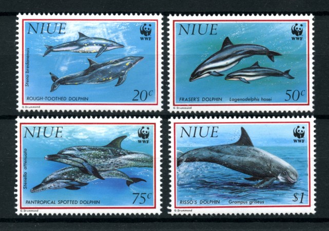 1993 - LOTTO/19259 - NIUE - DELFINI DEL PACIFICO  4v. - NUOVI