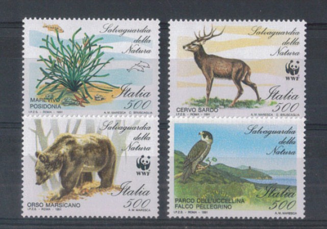1991 - LOTTO/6972  - REPUBBLICA - SALVAGUARDIA NATURA