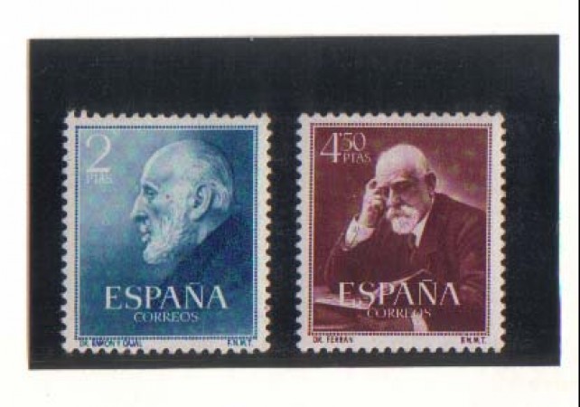 1952 - LOTTO/2786  - SPAGNA - CAJAL e FERRAN