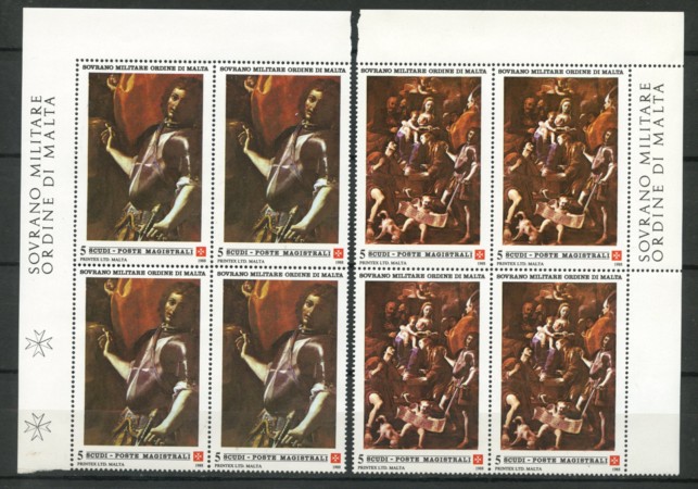 1988 - LOTTO/19561Q - S.M.O.M. - NATALE 2v. - QUARTINE