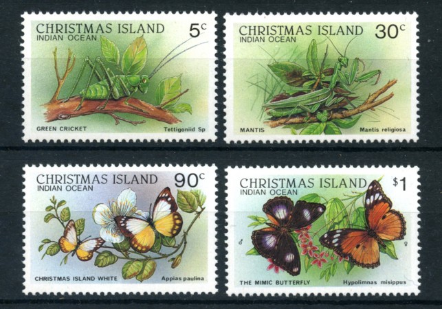 1988 - CHRISTMAS ISOLE - LOTTO/19963 - INSETTI 4v. - NUOVI