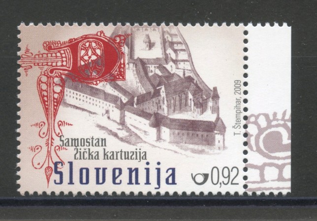 2009 - SLOVENIA - CERTOSA DI ZICE - NUOVO - LOTTO/34405