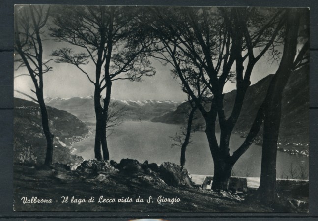 VALBRONA (CO) - 1952 - IL LAGO DI LECCO DA S.GIORGIO
