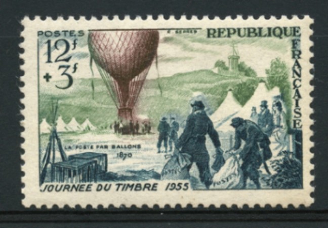 1955 - LOTTO/11914 - FRANCIA - GIORNATA FRANCOBOLLO - NUOVO