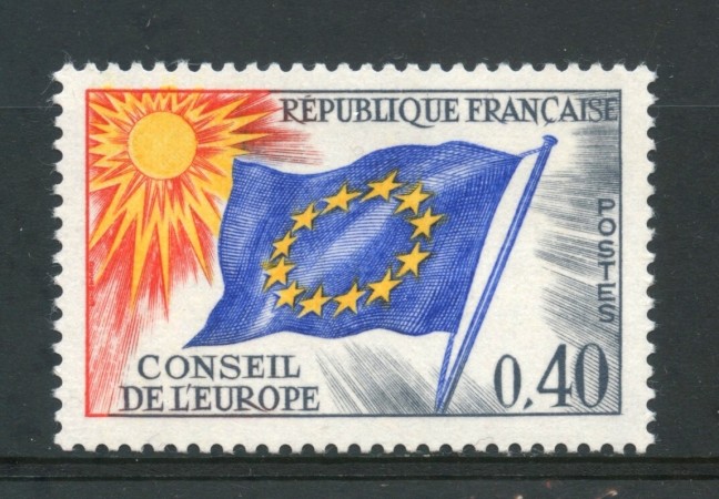 1963/71 - FRANCIA - 40c. CONSIGLIO D'EUROPA - NUOVO - LOTTO/ 30066