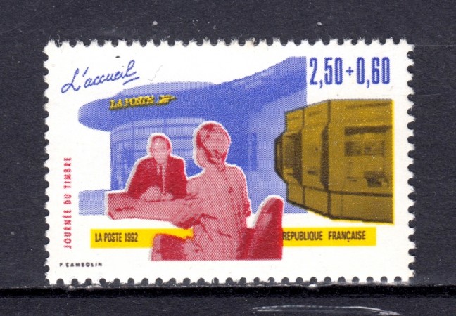 1992 - FRANCIA - GIORNATA DEL FRANCOBOLLO DA LIBRETTO - NUOVO - LOTTO/31545