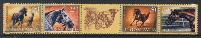 1998- JUGOSLAVIA - FAUNA CAVALLI 4v. - NUOVI - LOTTO/35484