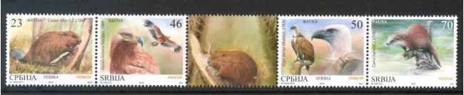 2016 - SERBIA REPUBBLICA - FAUNA 4v. - NUOVI - LOTTO/35295