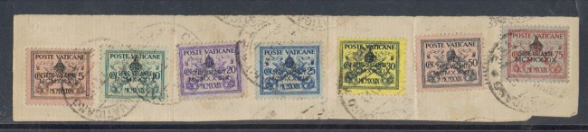 1939 - LBF/2986 - VATICANO - SEDE VACANTE 7v. - USATI