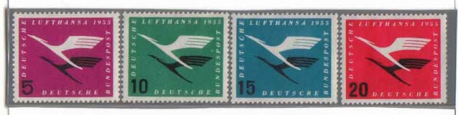 1955 - LOTTO/3632 - GERMANIA FEDERALE - LUFTHANSA