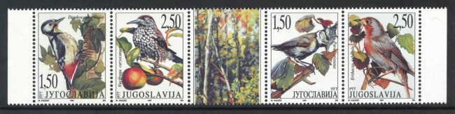 1997- JUGOSLAVIA - FAUNA PROTETTA UCCELLI 4v. - NUOVI - LOTTO/35462
