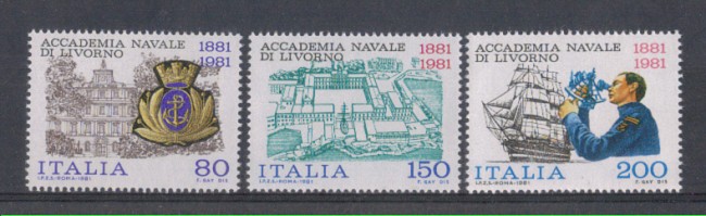 1981 - LOTTO/6744 - REPUBBLICA - ACCADEMIA NAVALE