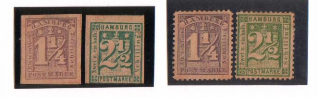 AMBURGO - 1864 - LBF/2356 - FALSI DI GINEVRA