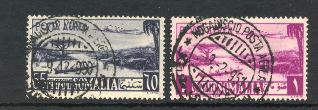 1950 - SOMALIA A.F.I.S - LOTTO/47902 - 65 CENT + 1 Somalo - POSTA AEREA USATI