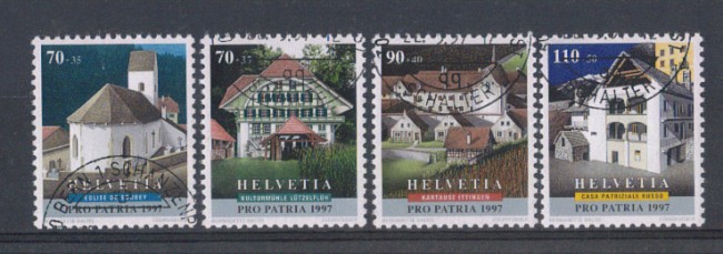 1997 - LOTTO/3106 - SVIZZERA - PRO PATRIA 4v.