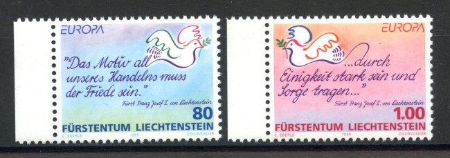 1995 - LIECHTENSTEIN - LOTTO/41127 - EUROPA 2v. - NUOVI