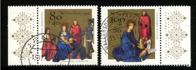 1994 - LOTTO/19109U - GERMANIA - NATALE 2v. -  USATI