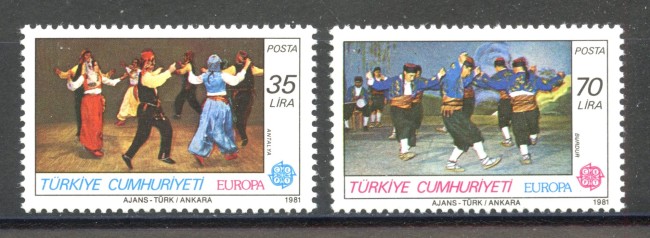 1981 - TURCHIA - LOTTO/41460 - EUROPA 2v. - NUOVI
