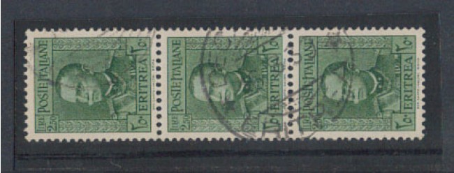 1931 - LOTTO/ERIT202US - ERITREA -  2,50 LIRE VERDE STRISCIA - USATO