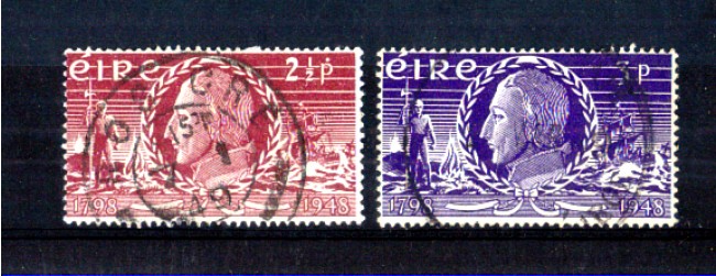 1948 - LOTTO/11272 - IRLANDA - INSURREZIONE 2v. - USATI