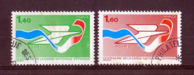 1981 - LOTTO/FRA2166CPU - FRANCIA - CASSA DI RISPARMIO 2v. USATI