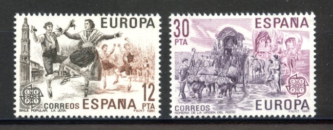 1981 - SPAGNA - LOTTO/41475 - EUROPA 2v. - NUOVI