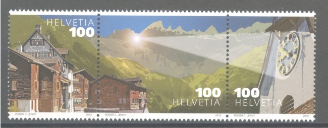 2012 - SVIZZERA - LOTTO/37803 - BUCO DI SAN MARTINO 3v. - NUOVI