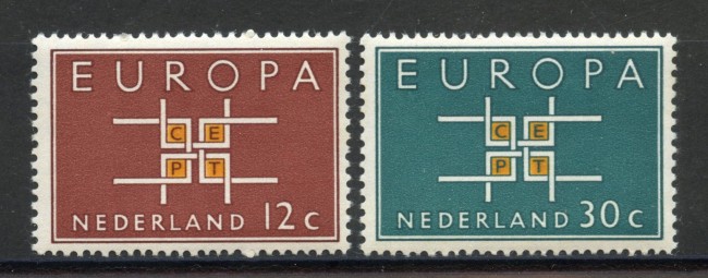 1963 - OLANDA - LOTTO/41170 - EUROPA 2v. - NUOVI