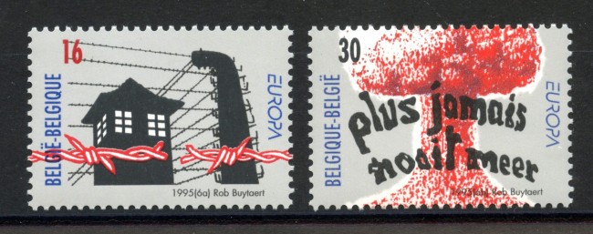 1995 - BELGIO - LOTTO/41124 - EUROPA 2v. - NUOVI