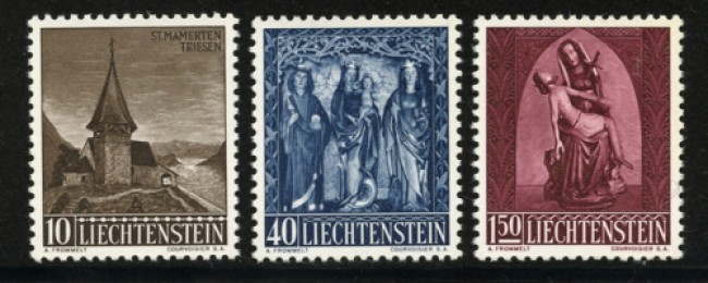 1957 - LOTTO/12846 - LIECHTENSTEIN - NATALE 3v. - NUOVI