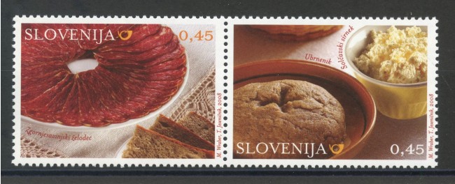 2008 - SLOVENIA - GASTRONOMIA 2v. - NUOVI - LOTTO/34389
