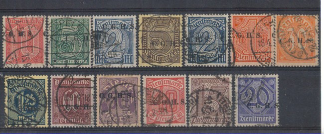 GERMANIA - ALTA SLESIA - 1920 -  LOTTO/5170  - SERVIZIO AUTORITA