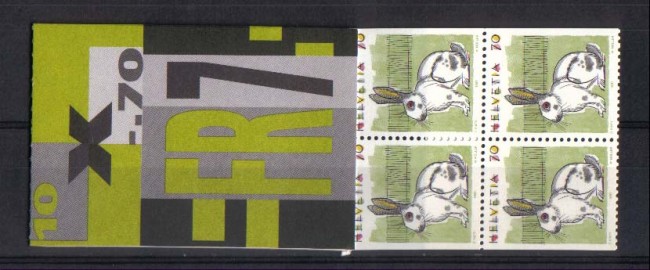 1991 - L/1364 - SVIZZERA -LIBRETTO ANIMALI