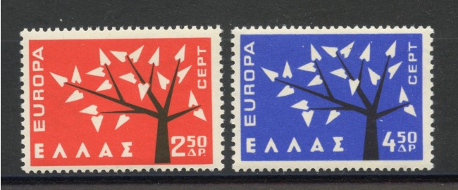 1962 - GRECIA - LOTTO/41201 - EUROPA 2v. - NUOVI